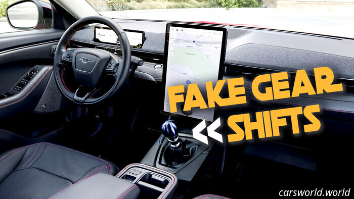 Ford Patenta Una Palanca De Cambios Manual Falsa Para Que Los Vehículos Eléctricos Se Sientan Vivos De Nuevo / Carscoops